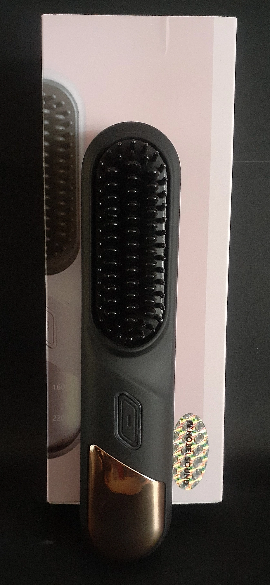 ✨ Cepillo alisador eléctrico de diseño compacto y elegante✨