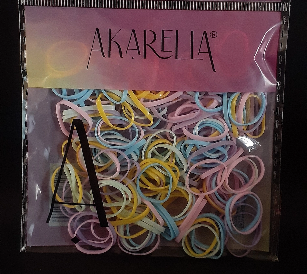 🌈 Paquetes de mini ligas para el cabello Akarella 🌈
