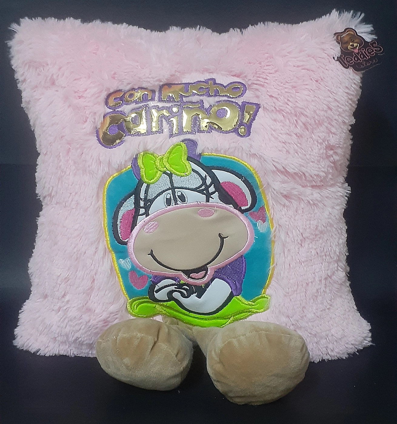 💙 Cojines Peluche con Mensajes Especiales 💖